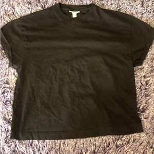 Basic black extra small top shop t-shirt.